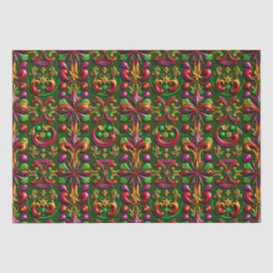 ~ Multicoloured Christmas Wrapping ~ Tissue Paper