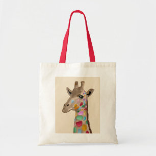 MultiColoured Giraffe Tote Bag