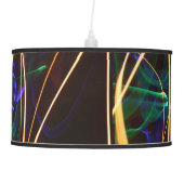 Multicoloured swirls of light ceiling lamp (Front)