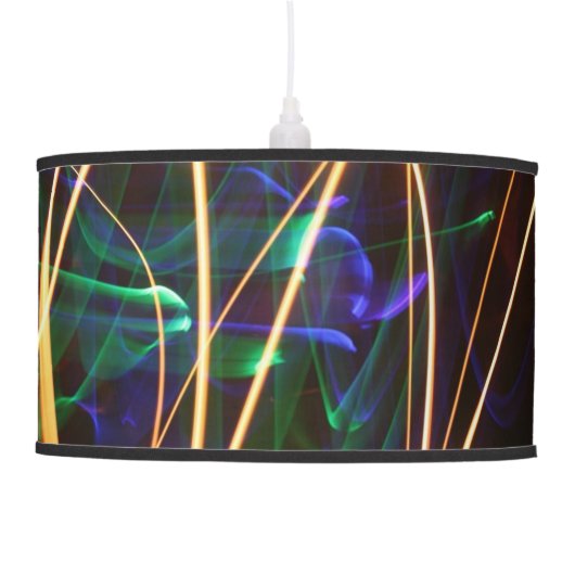 Multicoloured swirls of light ceiling lamp (Right)