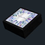 Multicolred Crystals Treasure Box<br><div class="desc">Store your treasures or give a treasure gift box to someone as a beautiful gift. 
 Choices of wood frames are now available.
Many designs for different occasions are available in my store.</div>
