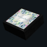 Multicolred Crystals Treasure Box<br><div class="desc">Store your treasures or give a treasure gift box to someone as a beautiful gift. 
 Choices of wood frames are now available.
Many designs for different occasions are available in my store.</div>