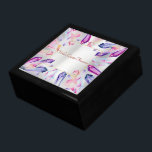 Multicolred Crystals Treasure Box<br><div class="desc">Store your treasures or give a treasure gift box to someone as a beautiful gift. 
 Choices of wood frames are now available.
Many designs for different occasions are available in my store.</div>
