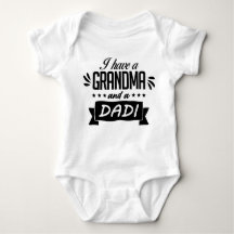 Multicultural baby bodysuit celebrates grandma