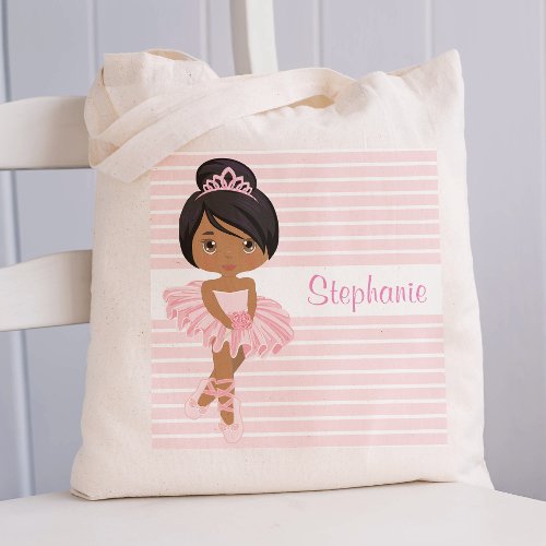 Multicultural Ballerina Two Sided Tote Bag