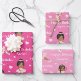 Pretty Ballerina Personalized Christmas Wrapping Paper