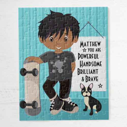 Multicultural Powerful and Brave Boy Jigsaw Puzzle
