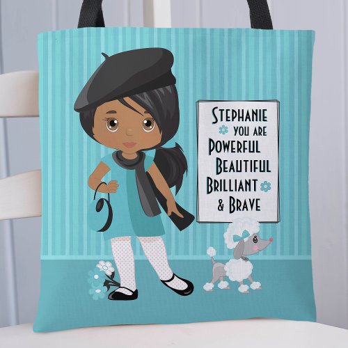 Multicultural Powerful  Brave Girl Tote