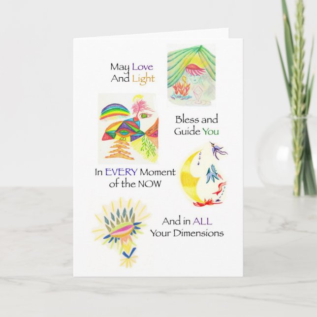 Multidimensional Blessing Card (Front)
