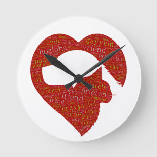 Multilingual Friendship Clock