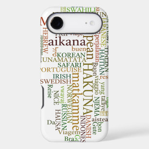 Multilingual Hakuna Matata Global Word Cloud Art  iPhone 17 Air Case