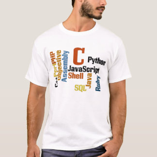 Multilingual Programmer White T-Shirt