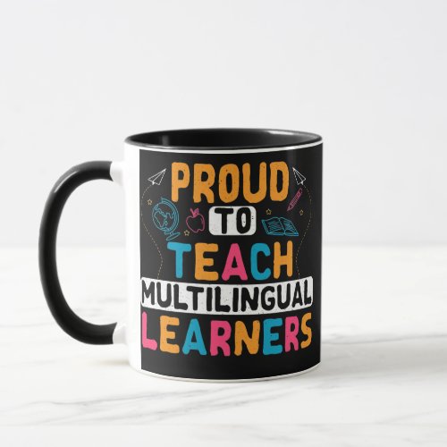 Multilingual Teacher Linguist Language ESL Mug
