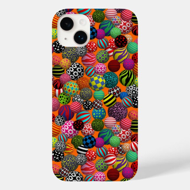 Multipattern Balls Case-Mate iPhone Case (Back)