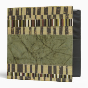 Multipatterned Panel Painting 3 Ring Binder