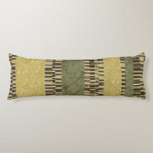 Multipatterned Panel Painting Body Pillow