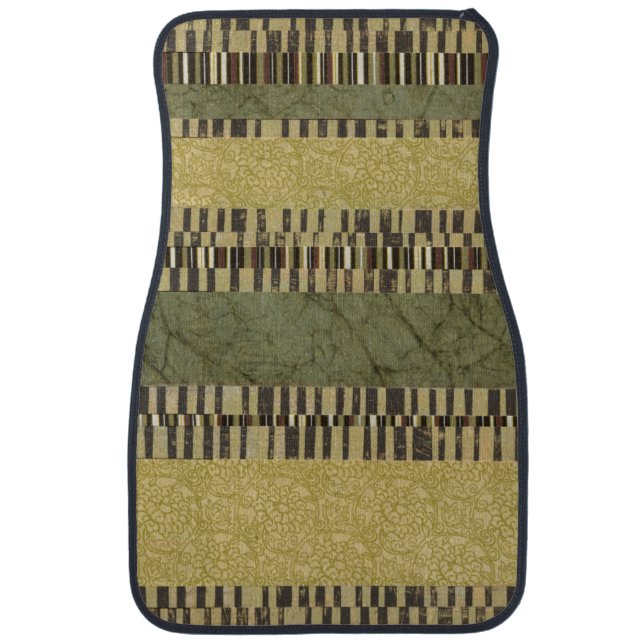 Multipatterned Panel Painting Car Mat (Front)