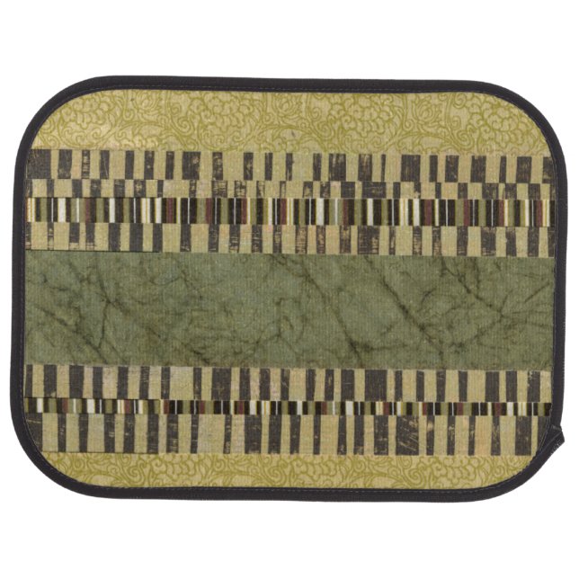 Multipatterned Panel Painting Car Mat (Rear)