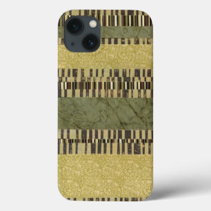 Multipatterned Panel Painting iPhone 13 Case
