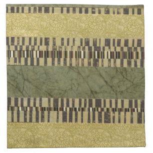 Multipatterned Panel Painting Cloth Napkin