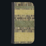 Multipatterned Panel Painting Galaxy S4 Wallet Case<br><div class="desc">A multipatterned panel painting,  created by Jennifer Goldberger. Dark green,  brown,  tan,  white and yellow are sprinkled liberally throughout this amazing work. Be sure to get your copy now!</div>
