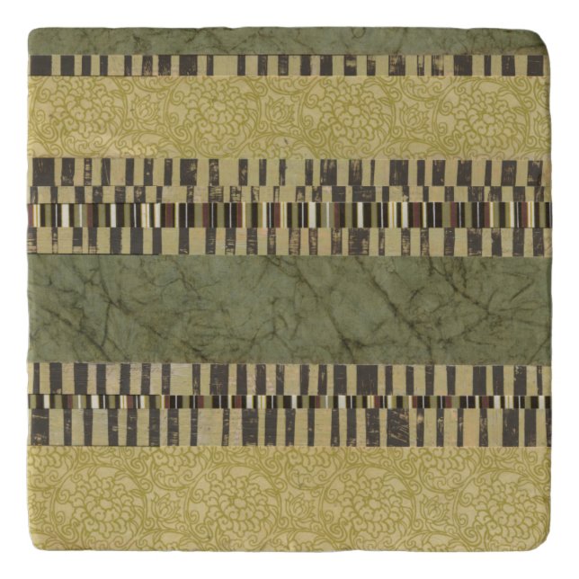 Multipatterned Panel Painting Trivet (Front)