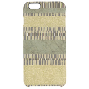 Multipatterned Panel Painting Clear iPhone 6 Plus Case