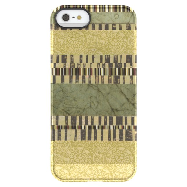 Multipatterned Panel Painting Uncommon iPhone Case (Back)