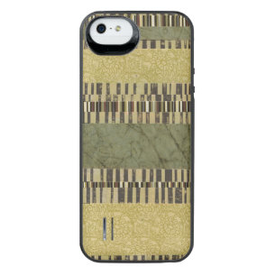 Multipatterned Panel Painting iPhone SE/5/5s Battery Case