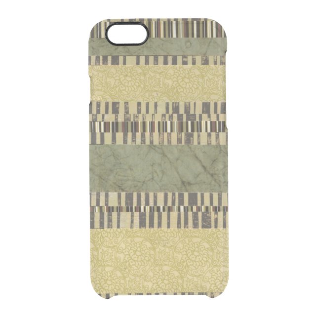 Multipatterned Panel Painting Uncommon iPhone Case (Back)
