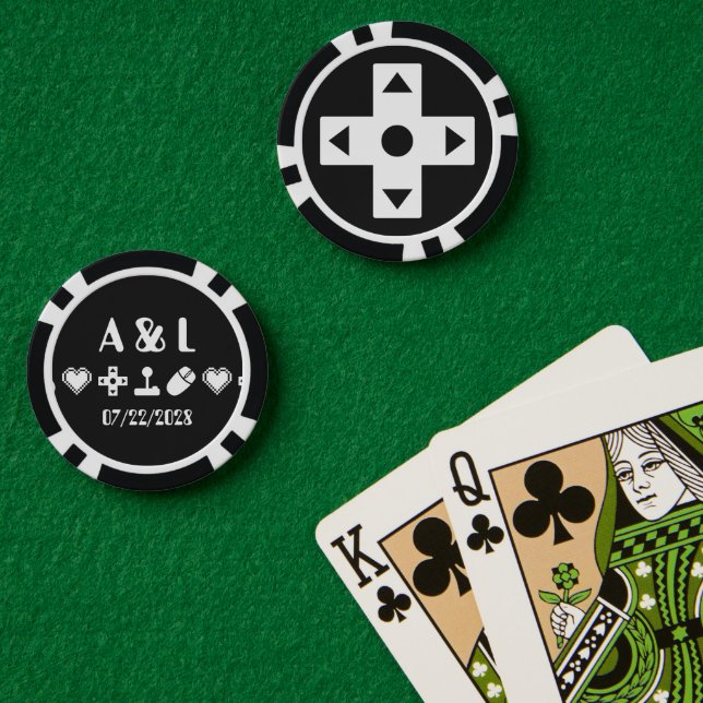 Multiplayer Mode in Black Poker Chips (Poker Table (Double))