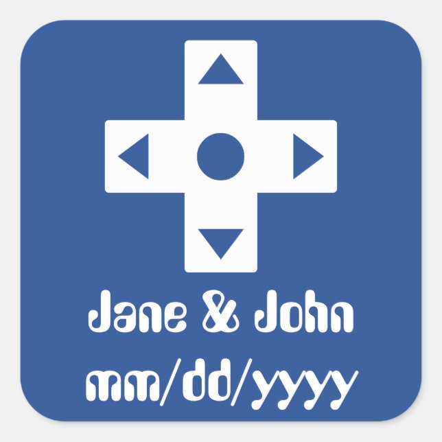 Multiplayer Mode in Blue Sticker (Front)