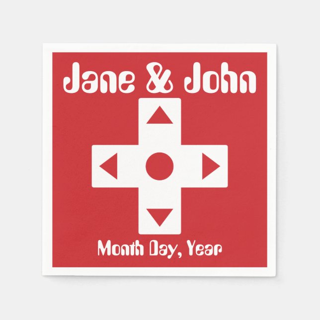 Multiplayer Mode in Cherry Napkins (Front)