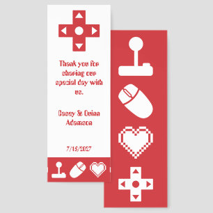 Multiplayer Mode in Cherry Wedding Favor Bookmarks