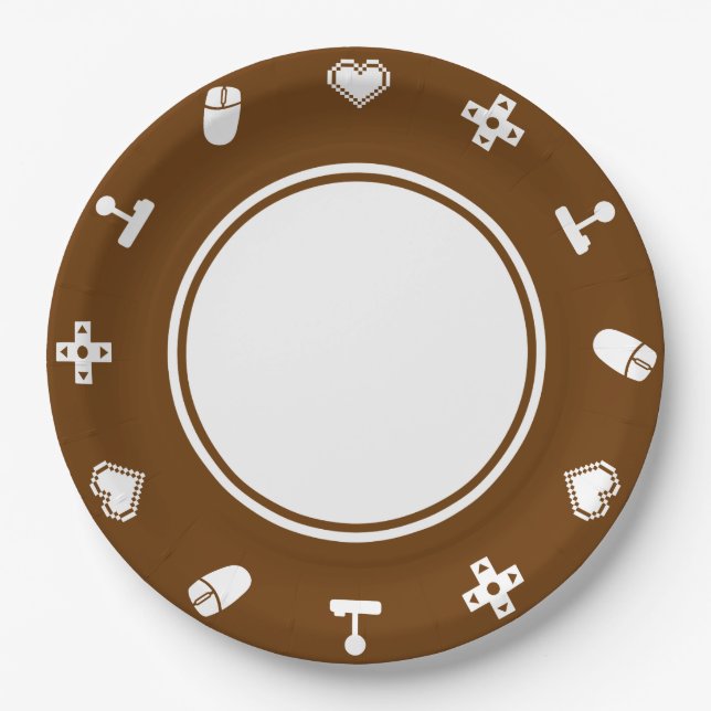 Multiplayer Mode in Chocolate Paper Plate (Front)