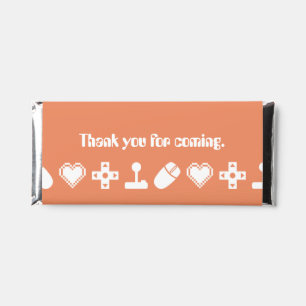 Multiplayer Mode in Coral Hershey Bar Favors