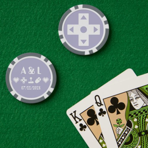 Multiplayer Mode in Lavender Poker Chips