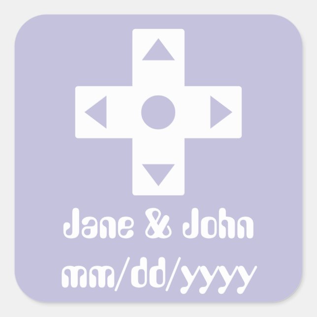 Multiplayer Mode in Lavender Sticker (Front)
