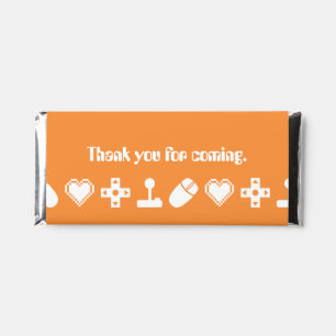 Multiplayer Mode in Orange Hershey Bar Favors