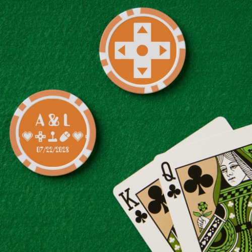 Multiplayer Mode in Orange Poker Chips