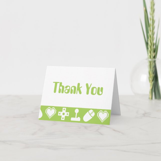 Multiplayer Mode in Peridot Thank You Card (Front)