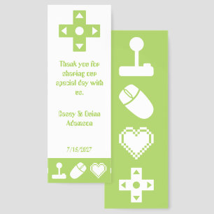 Multiplayer Mode in Peridot Wedding Favor Bookmarks