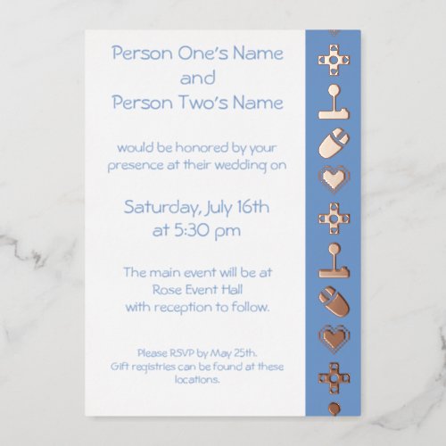 Multiplayer Mode in Periwinkle Foil Invitation