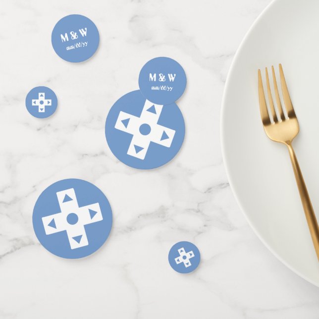 Multiplayer Mode in Periwinkle  Table Confetti (Group)