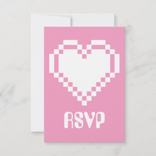 Multiplayer Mode in Petal Pink RSVP Card