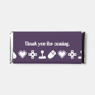 Multiplayer Mode in Purple Hershey Bar Favors