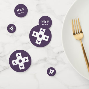 Multiplayer Mode in Purple Table Confetti