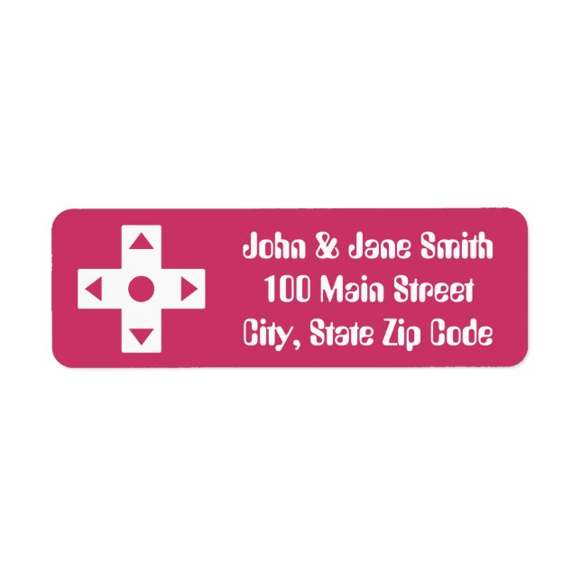 Multiplayer Mode in Raspberry Return Address Label (Front)