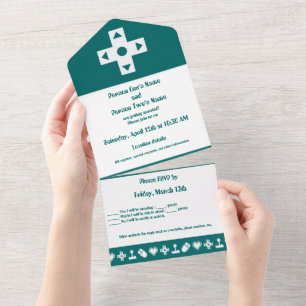 Multiplayer Mode in Teal All In One Invitation