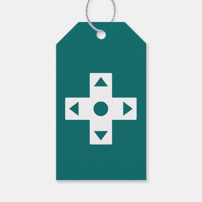 Multiplayer Mode in Teal Gift Tag (Front)